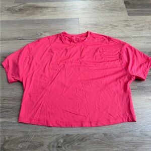 lululemon athletica Cropped Crewneck Top - Bright Pink